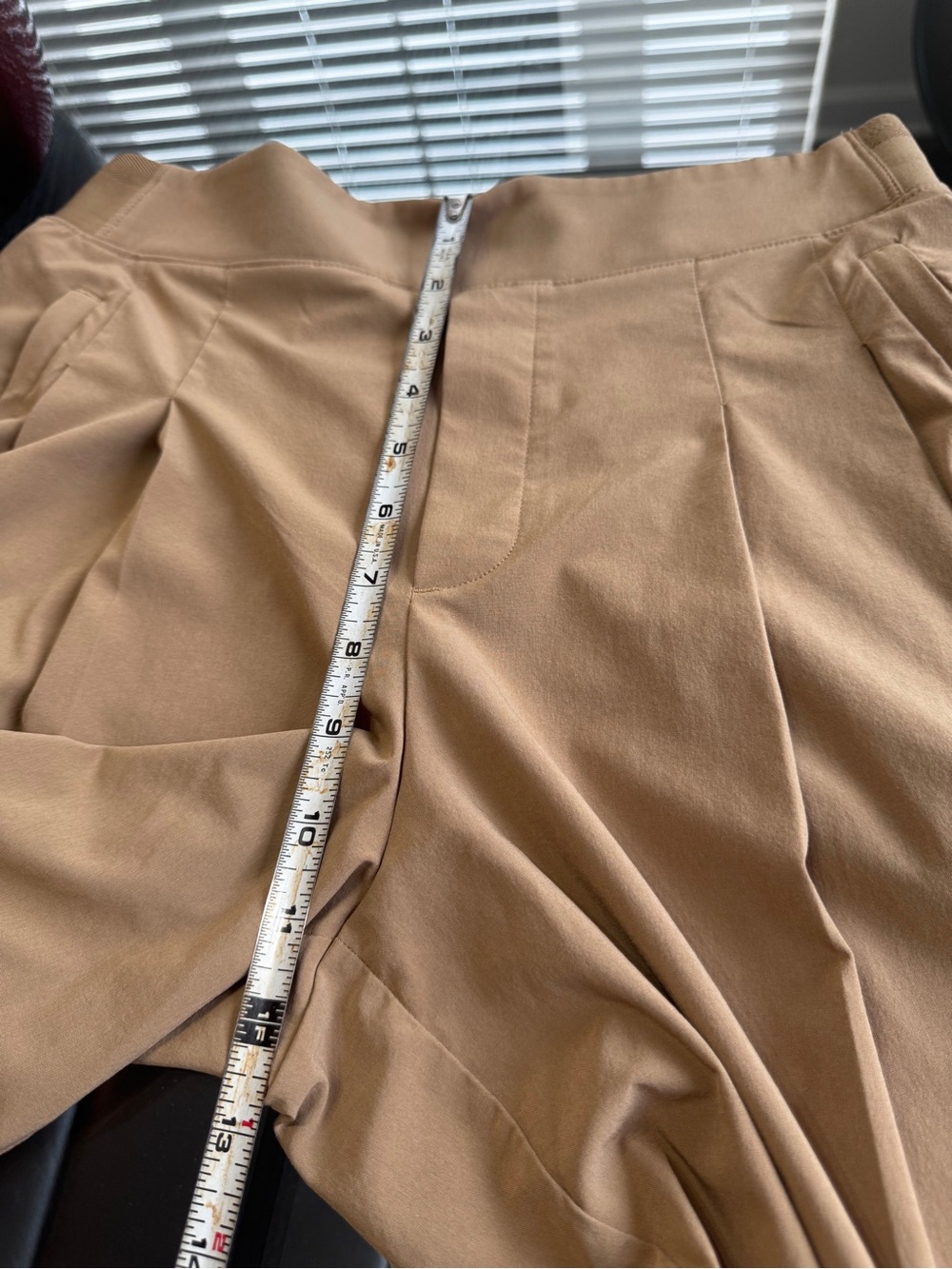 Athleta Beige Wide-Leg Pleated Pants - Picture 9 of 16